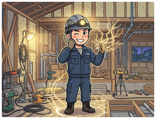 プロの電気工事